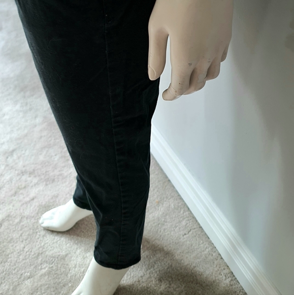 Mossimo Supply Co. Slim Skinny Black Pants Size 7 - Picture 7 of 10